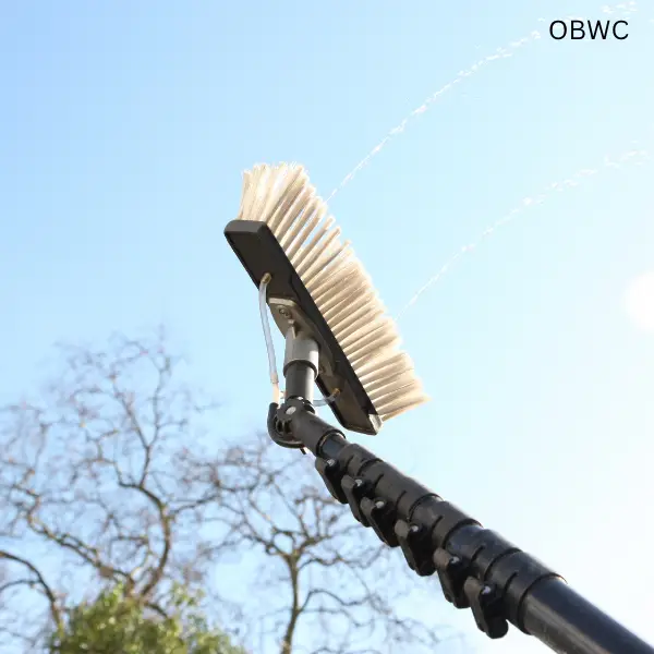 OBWC Water fed pole close up with sky