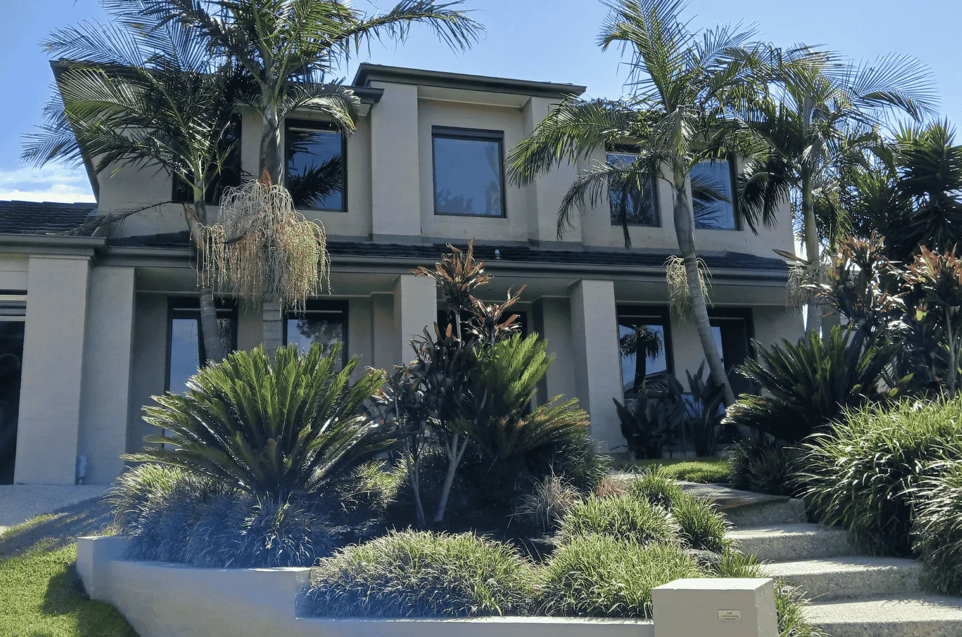 Windows cleaned house ready to be listed for sale